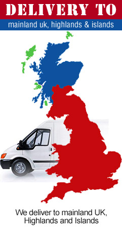 We deliver to mainland UK, Highlands and Islands.