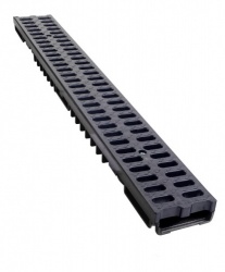 Low Profile Drainage Channel x 1m B125 Plastic Grate