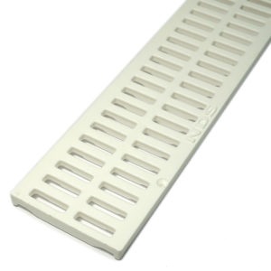 NDS Slotted Decorative Channel Grate White  x 900mm