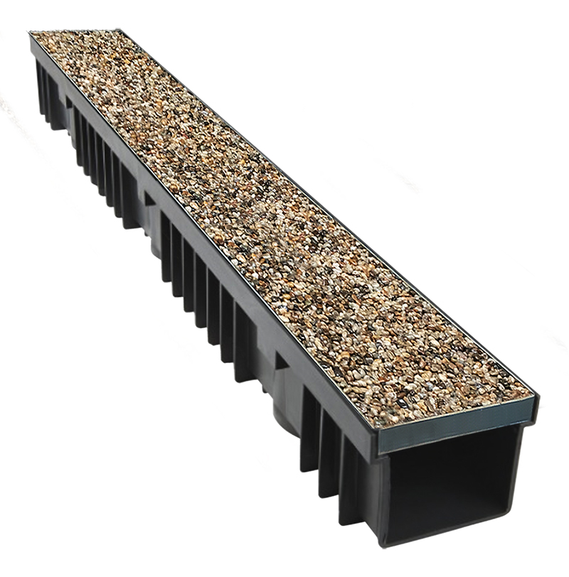 A15 Drainage Channel x 1m Porous Composite Pea Gravel Cover www