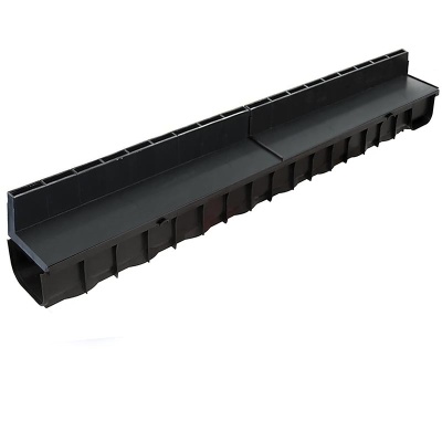 9 X 1m Lengths Clark Drain CD422 (new Mesh Grating) A15 Drainage Channel With 1x Stopend & Outlet Pack CD402 & 1 Leaf Guard CD403 - View #3