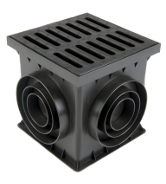 Catch Basin/Yard Drain Unit B125 Cast Iron Grate