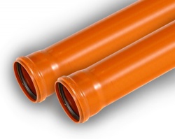 110mm 3m Single Socket Pipe