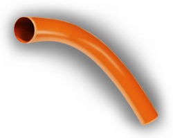 110mm 90 Plain Ended Long Radius Bend