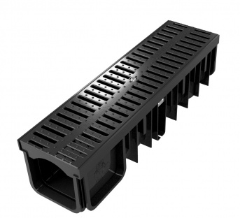 XDrain 130/120 C250 Drainage Channel x 500mm Long Polyamide Grate