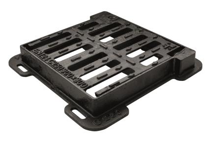 300mm x 300mm Catch Basin Grating C250 Cast Iron