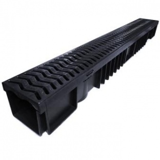 A15 Drainage Channel x 1m Plastic Grate