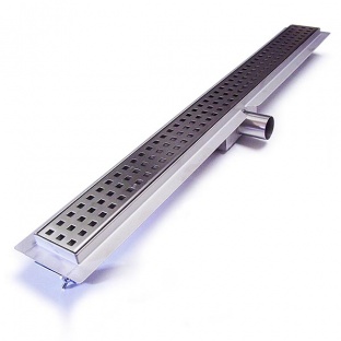 Laser Cut Square Shower Drain 700mm Long