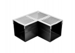 Threshold 100 Corner Aluminium Grate