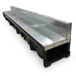 Galvanised Steel Slot Drain x 1m