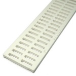 NDS Slotted Decorative Channel Grate White  x 900mm