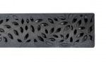 NDS Botanical Decorative Channel Grate Black x 900mm