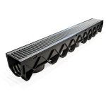 Aquaflow Channel Drain x 1m  Galvanised Grate A15