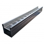 Threshold 100  Recessed Channel x 1m Aluminium Grate